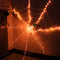 #A Halloween Spider Web with Lights Reusable LED Soft for Garden Yard Decoration