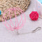 Stainless Steel Plating Pet Hay Manger Food Ball Rabbit Grass Rack (Pink)
