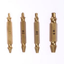 4pcs Broken Bolt Damage Screw Remover Extractor Drill Bits Easy Out Stud Reverse