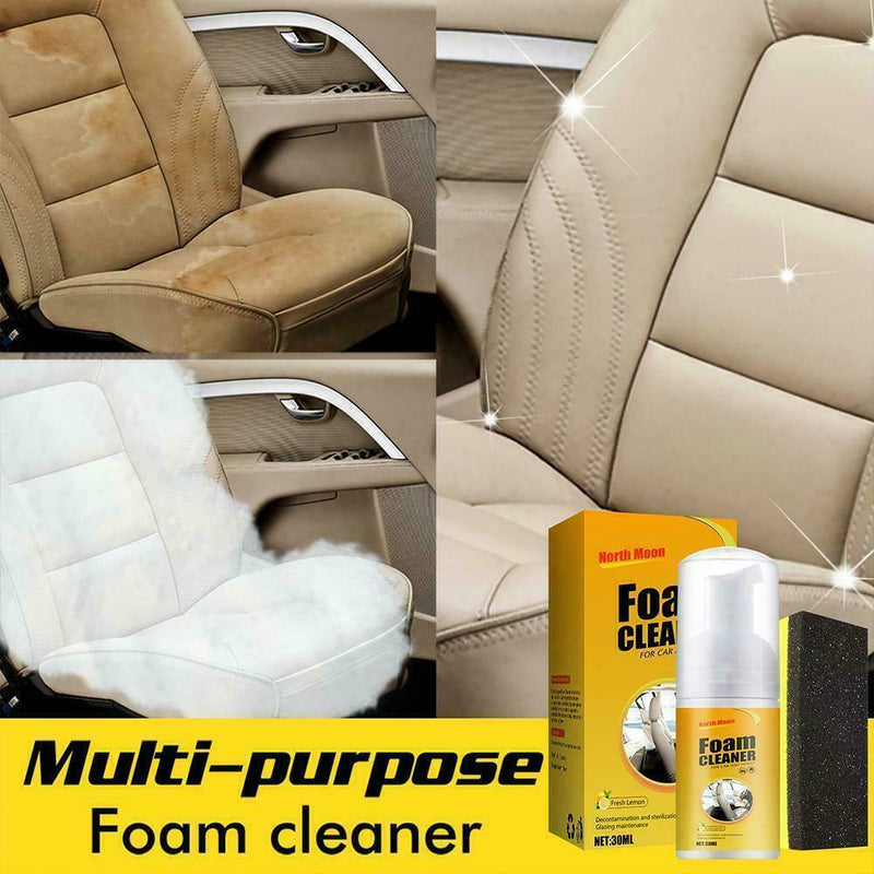 Car Interior Cleaning Agent With Sponge Interior Cleaning Refresher Foam O5L0