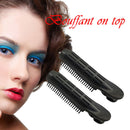 2pcs Hair Roots Fluffy Curlers Clip Hair Curler Twist DIY Tool (Black) Newly