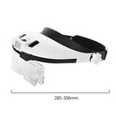 Magnifying Glasses LED Light Head Loupe Reading Repair Headband Magnifier
