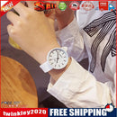 Japanese Women Quartz Wristwatches Silicone Strap Casual Watch Gift (White