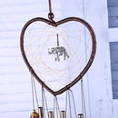 F3 Sliver Elephant Wind Bell Wind Chimes Home Decor Gift Hanging Ornaments
