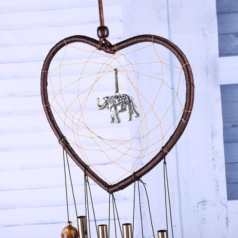 F3 Sliver Elephant Wind Bell Wind Chimes Home Decor Gift Hanging Ornaments