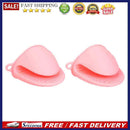 2pcs Silicone Anti-Slip Oven Gloves Heat Resistant Kitchen Cooking Baking Glove