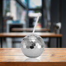 Disco Ball Cups Cocktail Nightclub Party Straw Wine Glass Drinking Mug Bar