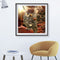 Frameless Owl in Cat Oil Paint By Numbers DIY Handmade Drawing On Canvas Kit