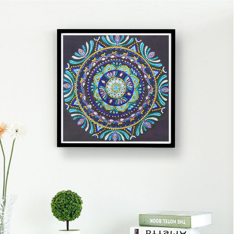 5D DIY Special Shaped Diamond Painting Mandala Cross Stitch Kits (R8358)