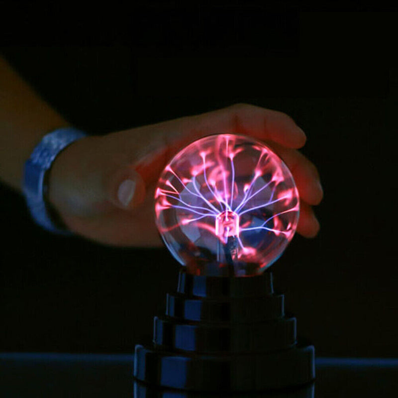 3 inch Plasma Ball Light Sphere USB Touch Voice Sensor Christmas Kids Gift Newly