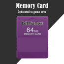 FMCB 1.966 Memory Card for Sony PS2 64MB Free McBoot Console Card (Purple)