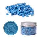 200pcs Octagon Sealing Wax Blue Wax Beads for Envelope Invitation DIY (M) Newly