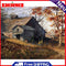 5D DIY Diamond Painting Kits Full Round Drill Autumn House Mosaic Picture Crafts