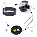 Pancake Maker Poach Mould Non Stick Egg Frying Rings Circle Round Metal