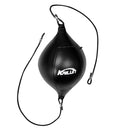 Pear Double End PU Punching Ball Reflex Speed Boxing Bag (Black) Newly