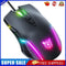 ONIKUMA CW905 USB Wired Mouse Non-Slip 6-Gear Adjustable RGB Mouse (Black)