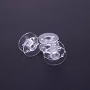 50pcs Empty Coils Plastic Transparent Sewing Machine Coils Sewing Thread