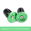 VG Sports 2pcs Bike Handlebar Stopper Bicycle Grip Bar Plug Cap (Green) Newly