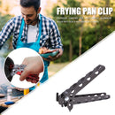 Camping Anti-Scald Pot Pan Bowl Gripper Outdoor Handle Holder Clip (Grey)