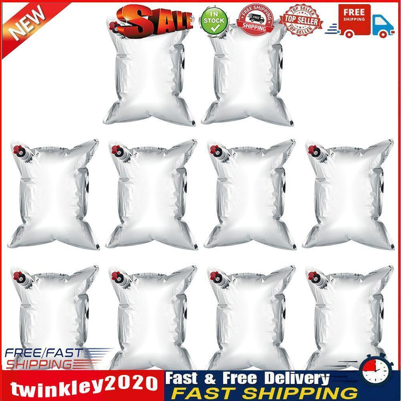 10pcs 10L Aluminum Foil BIB Bag for Beer Wine Juice Storage Bags with Tap Newly