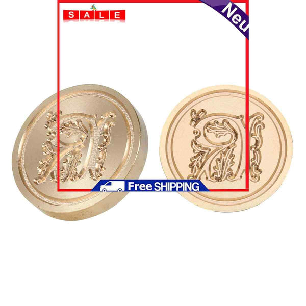 Wax Seal Stamp, Camino Pattern Seal for Envelopes, Wedding, Wine Packages (A-Z)