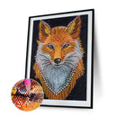 5D Special Shaped Crystal Fox Full Drill Diamond Painting