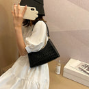 Retro PU Women Underarm Shoulder Bag Solid Purse Small Lady Elegant Handbags