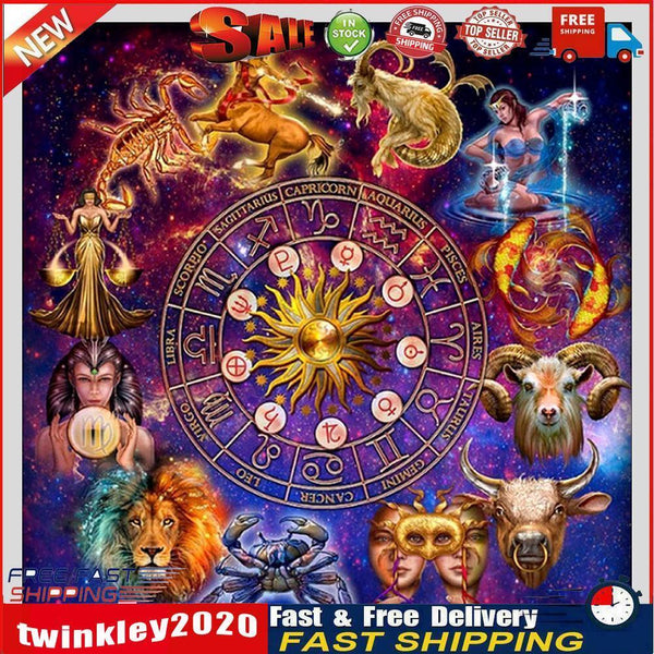 5D DIY Full Drill Diamond Painting Constellation Cross Stitch Embroidery Newly