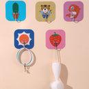 No Trace Paste Random Color Sticky Hook Key Hook Towel Holder Wall Hook