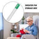 Knitting Needle Storage Organizer Hand Sewing Needle Storage Tube (Green) Newly