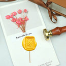 Sealing Stamp Head Brass Sunflower Pattern Replace Stamps Head Craft Supplies