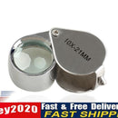 Mini 10 x 21mm Jeweler Loupe Magnifier Magnifying Glass Eye Loupe Newly