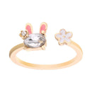 Fashion Opening Gift Jewelry Rabbit Animal Rings Ring Cute