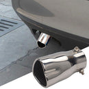 Car Exhaust Tip Bolt-on Heart Edge Stainless Steel Tailpipe Tip 2.5 inch In