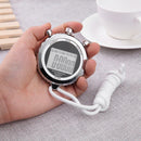 Chronograph Metal Digital Timer Stopwatch Sports Counter Waterproof Stopwat