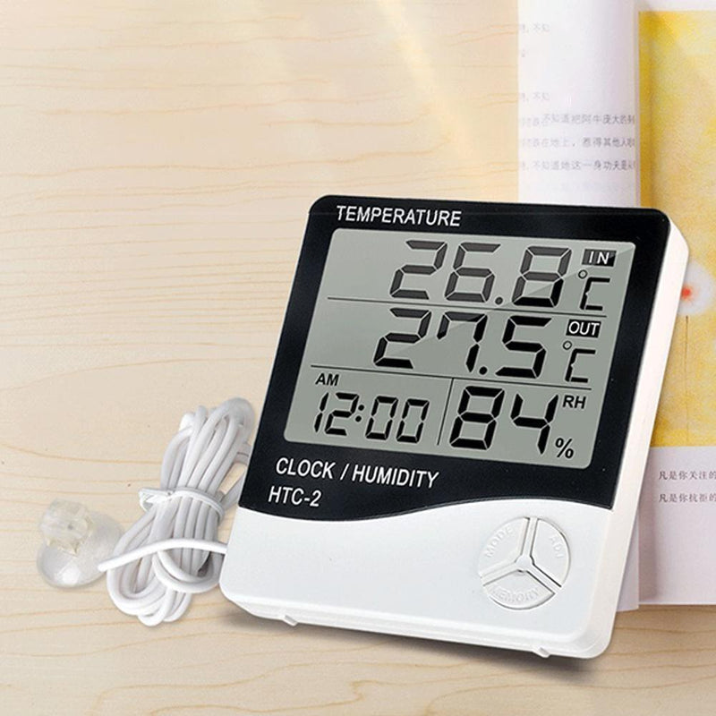 HTC-2 Digital Thermometer Hygrometer Electronic Temperature Humidity Meter