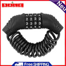 Steel Cable Security Bicycle Password Lock 4 Digit Anti-Theft Bike Helmet Locks