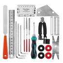 File Maintenance Tools Guitar Tools Kits Repairing Set 3 in 1 String Winder