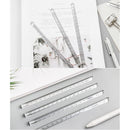 Transparent Triangle Ruler Measuring Tools Plastic Ruler Triangular Rulers