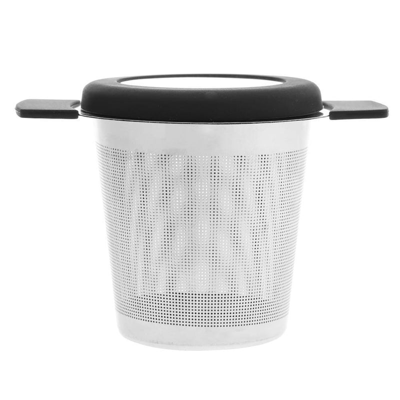 Stainless Steel Tea Strainers Infuser Steeping Loose Leaf Tea Filter(Black)
