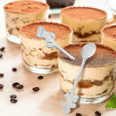 4Pcs Mini Christmas Steel Coffee Tea Kids Spoon Teaspoon Tableware E5G8