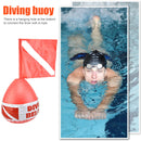 PVC Floating Buoy with Dive Flag Scuba Diving Flag Surface Marker Buoy Sign