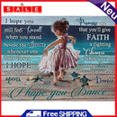 Dancing Girl Oil Paint By Numbers Kits Canvas DIY Picture Home Decoration Gifts