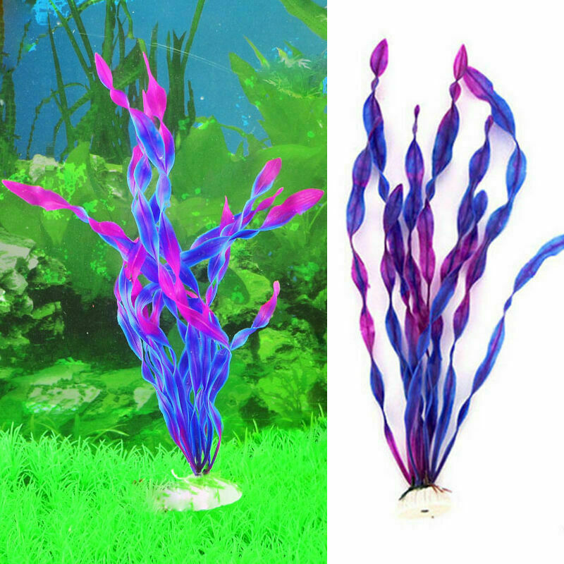 Plastic Grass Aquarium Water Weed Ornament Underwater Dec F R9D6 Plant Tank B2N7