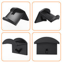 5x Baseball Hat Rack Cap Organizer Door Wall Headphone Hanger Hook (Black) Newly