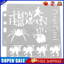 Cake Candy Template DIY Scrapbook Spray Mould Halloween Themes Home Baking Tools