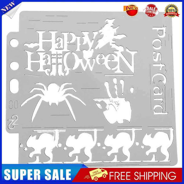 Cake Candy Template DIY Scrapbook Spray Mould Halloween Themes Home Baking Tools
