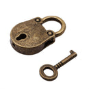 Suitcase Mini Diary Protector Lock with Key Security Tool Padlock Metal Bear