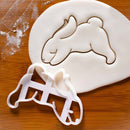 Tool Baking Fondant Biscuit Mold Yoga Rabbit Cartoon Happy Cookie Embosser Mold