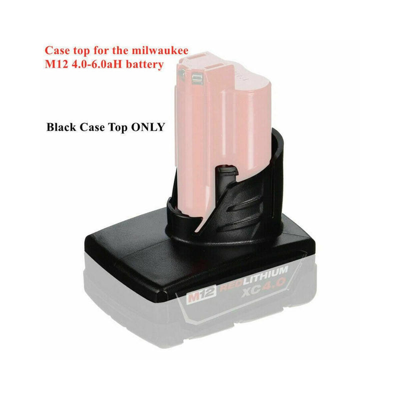 Battery Plastic Case Top Replacement Parts For Milwaukee 48-11-2411 M12 Li-12v`